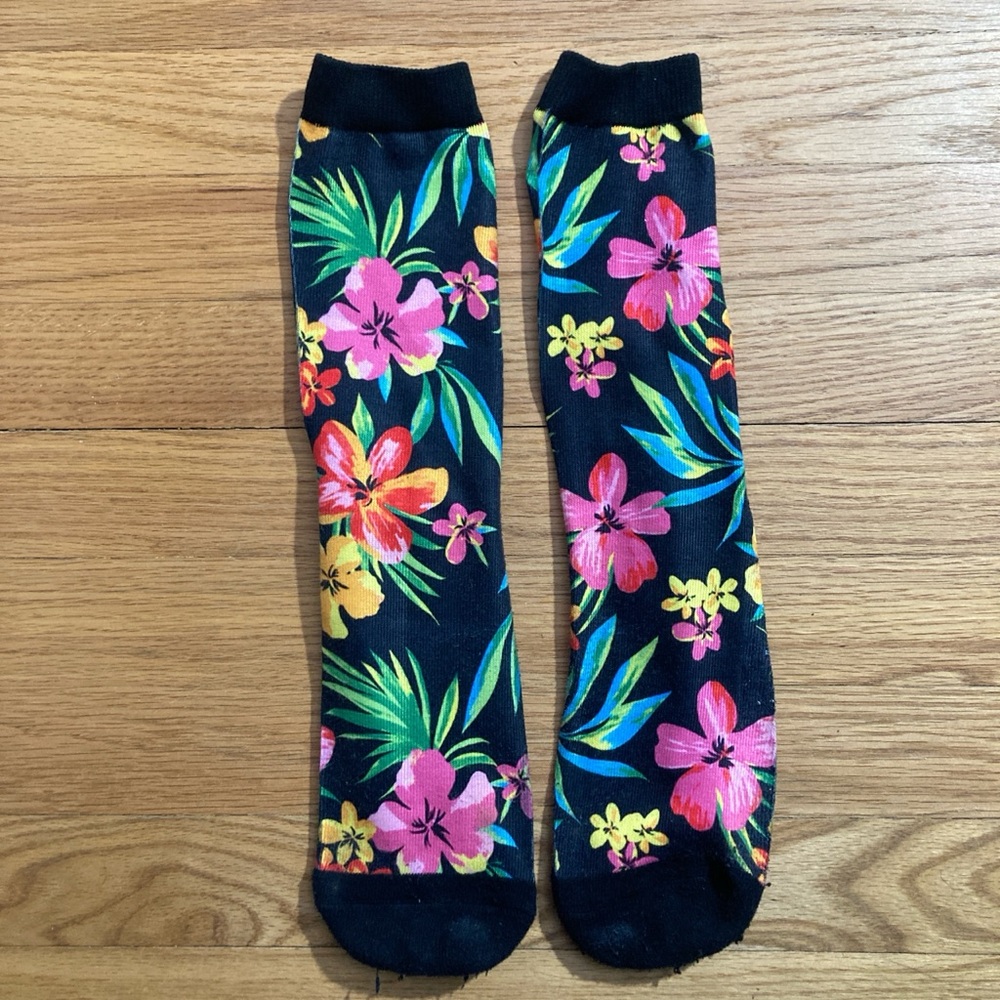 Fun Floral Patterned Socks